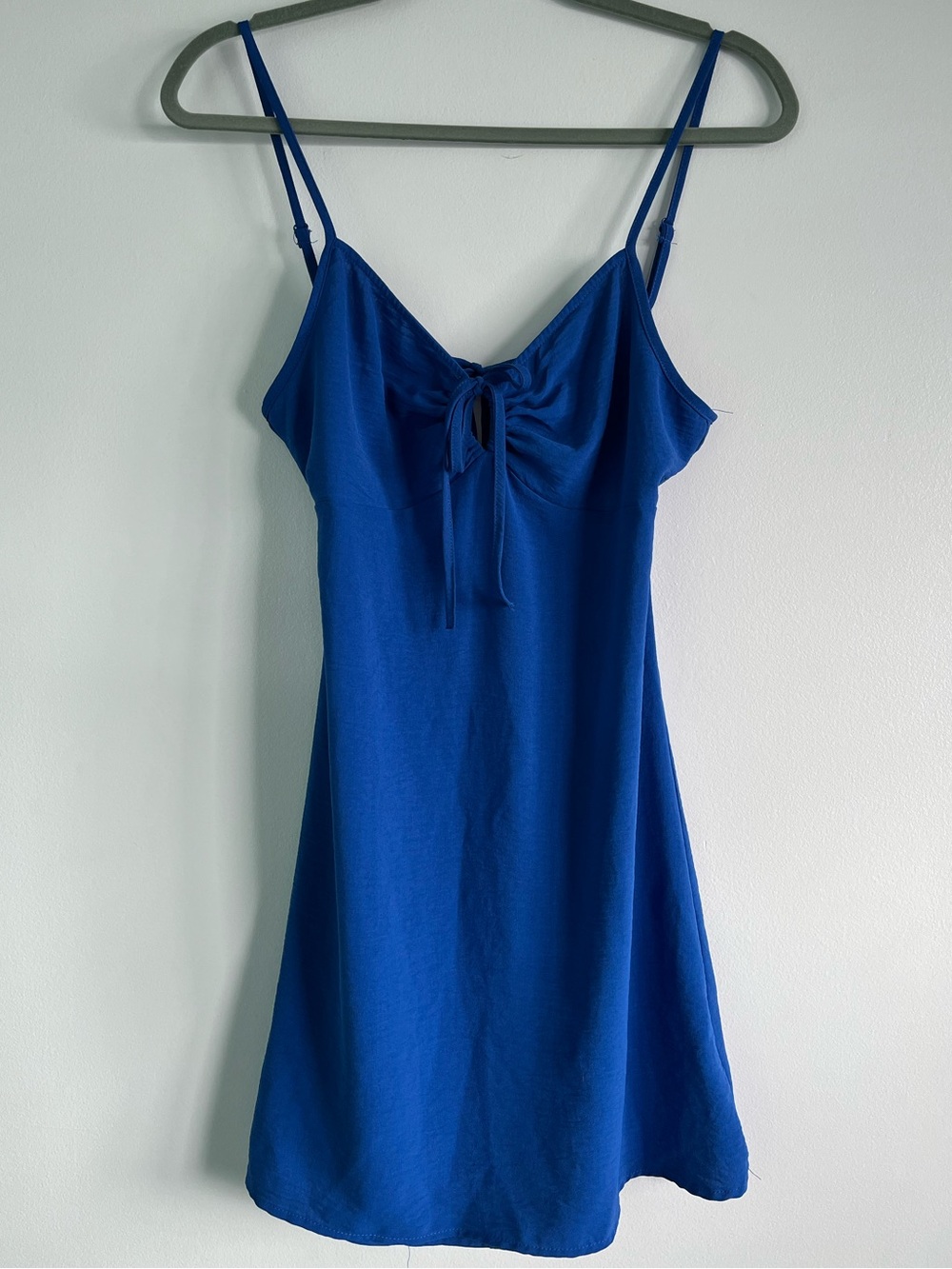 Y2K Ambiance Keyhole Tie-Up Low Back Backless Mini Slip Dress Sundress